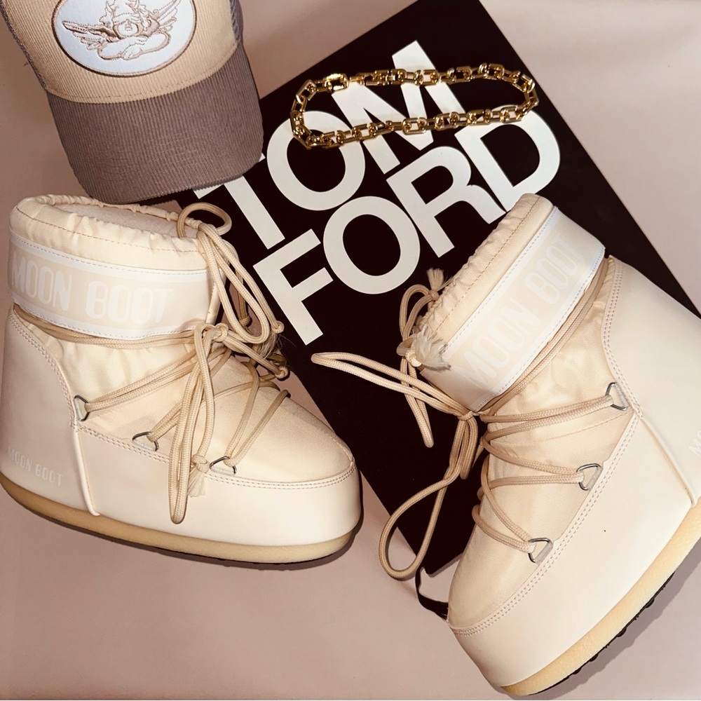 MOON BOOT Beige Icon Low